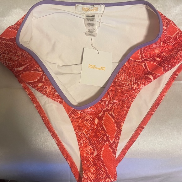 DVF Swim bottoms Odette Sea Python Flamenco - Picture 4 of 7